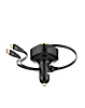 LDNIO C107 2in1 Car Charger with USB C-L Non-MFI Cable (30W) (Only Ground Shipping)