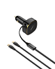 LDNIO C107 2in1 Car Charger with USB C-L Non-MFI Cable (30W) (Only Ground Shipping)