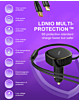 LDNIO C107 2in1 Car Charger with USB C-L Non-MFI Cable (30W) (Only Ground Shipping)