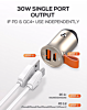 LDNIO C509Q PD QC4.0 Dual USB A+C Car Charger with USB A-C Cable (3ft) (18W) (Only Ground Shipping)