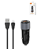 LDNIO C510Q PD QC3.0 Dual USB A+C Car Charger with USB A-L Non-MFI Cable (3ft) (36W) (Only Ground Shipping)
