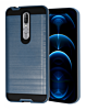 Coolpad Legacy Brisa Hybrid Metal Brushed Case - NAVY BLUE (Only Ground Shipping)