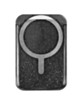 Clear Glitter Design Magnetic Card Holder (BLACK) (Only Ground Shipping)