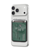 Clear Glitter Design Magnetic Card Holder (BLACK) (Only Ground Shipping)