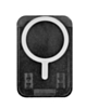 Clear Glitter Design Magnetic Card Holder (BLACK) (Only Ground Shipping)