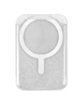 Clear Glitter Design Magnetic Card Holder (CLEAR) (Only Ground Shipping)