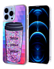 Liquid Quicksand Glitter Cover Case - L14 for iPhone 12 Pro Max (Only Ground Shipping)