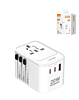 LDNIO Z9 (20W) 3 USB Ports GaN All in One Universal Travel Adapter (Integrated US/UK/EU/AU) (Only Ground Shipping)