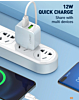 LDNIO A2201 Dual USB-A Wall Charger (5V/3.4A) with USB A-M Cable (3ft) (17W) (Only Ground Shipping)