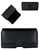 EVO 6.9" Horizontal Pouch with Belt Clip - BLACK (Only Ground Shipping)