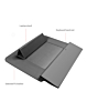 EVO Laptop & iPad 14" Leather Sleeve Pouch Bag - GRAY (Only Ground Shipping)