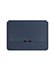 EVO Laptop & iPad 15" Leather Sleeve Pouch Bag - DARK BLUE (Only Ground Shipping)