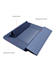 EVO Laptop & iPad 15" Leather Sleeve Pouch Bag - DARK BLUE (Only Ground Shipping)