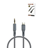 Silicone Wire USB-C to AUX (3ft) (Only Ground Shipping)