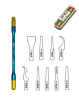 B&R CPU Repair Blade Set X1019 (10in1) (Not Returnable)