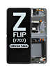 OLED Assembly with Frame for Galaxy Z Flip 5G F707 2020 (MYSTIC GRAY) (Service Pack)