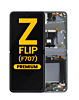 OLED Assembly with Frame for Galaxy Z Flip 5G F707 2020 (MYSTIC GRAY) (Premium)