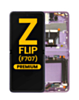 OLED Assembly with Frame for Galaxy Z Flip 5G F707 2020 (MIRROR PURPLE) (Premium)
