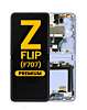 OLED Assembly with Frame for Galaxy Z Flip 5G F707 2020 (MIRROR PURPLE) (Premium)
