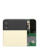 Outer OLED Assembly without Frame for Galaxy Z Flip 3 F711 (CREAM) (Service Pack)