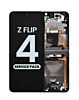 OLED Assembly with Frame for Galaxy Z Flip 4 F721 (BLACK) (US and International) (Service Pack)