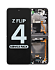 OLED Assembly with Frame for Galaxy Z Flip 4 F721 (GRAPHITE) (US and International) (Service Pack)