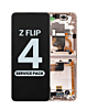 OLED Assembly with Frame for Galaxy Z Flip 4 F721 (PINK GOLD) (US and International) (Service Pack)