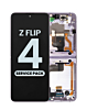 OLED Assembly with Frame for Galaxy Z Flip 4 F721 (VIOLET) (US and International) (Service Pack)