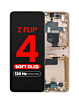 OLED Assembly with Frame for Galaxy Z Flip 4 F721 (GOLD) (US & International) (Aftermarket Pro OLED / 120HZ)