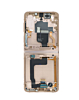 OLED Assembly with Frame for Galaxy Z Flip 4 F721 (GOLD) (US & International) (Aftermarket Pro OLED / 120HZ)