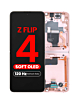 OLED Assembly with Frame for Galaxy Z Flip 4 F721 (PINK GOLD) (US & International) (Aftermarket Pro OLED / 120HZ)