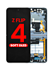 OLED Assembly with Frame for Galaxy Z Flip 4 F721 (BLACK) (US & International) (Aftermarket OLED)