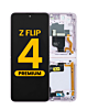 OLED Assembly with Frame for Galaxy Z Flip 4 F721 (VIOLET / BORA PURPLE) (US and International) (Premium)