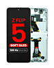 OLED Assembly with Frame for Galaxy Z Flip 5 F731 (MINT) (US & International) (Aftermarket Pro OLED / 120HZ)