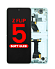 OLED Assembly with Frame for Galaxy Z Flip 5 F731 (MINT) (US & International) (Aftermarket OLED)
