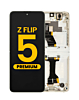OLED Assembly with Frame for Galaxy Z Flip 5 F731 (CREAM) (US and International) (Premium)