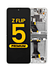 OLED Assembly with Frame for Galaxy Z Flip 5 F731 (GRAY) (US & International) (Premium)