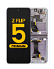 OLED Assembly with Frame for Galaxy Z Flip 5 F731 (LAVENDER) (US and International) (Premium)