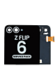 Outer OLED Assembly without Frame for Galaxy Z Flip 6 F741 (WHITE) (Service Pack)