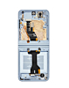 OLED Assembly with Frame for Galaxy Z Flip 6 F741 (BLUE) (US & International) (Aftermarket Pro OLED / 120HZ)