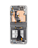 OLED Assembly with Frame for Galaxy Z Flip 6 F741 (SILVER) (US & International) (Aftermarket Pro OLED / 120HZ)
