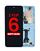 OLED Assembly with Frame for Galaxy Z Flip 6 F741 (BLUE) (US & International) (Aftermarket OLED)