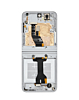 OLED Assembly with Frame for Galaxy Z Flip 6 F741 (WHITE) (US & International) (Premium)