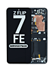 OLED Assembly with Frame for Galaxy Z Flip 7 FE F761 (BLACK) (US & International) (Service Pack)