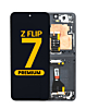 OLED Assembly with Frame for Galaxy Z Flip 7 F766 (JET BLACK) (US & International) (Premium)