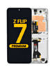 OLED Assembly with Frame for Galaxy Z Flip 7 F766 (WHITE) (US & International) (Premium)