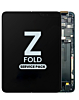 Inner OLED Assembly With Frame For Galaxy Z Fold 4G (COSMOS BLACK) (Service Pack)