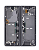 OLED Assembly with Frame for Galaxy Z Fold 2 F916U (MYSTIC BLACK w/ RED HINGE) (Service Pack)