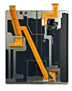 Inner OLED Assembly without Frame for Galaxy Z Fold 3 F926 (Service Pack)
