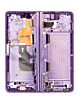 Inner OLED Assembly with Frame for Galaxy Z Fold 4 F936 (BURGUNDY) (US and International) (Service Pack)